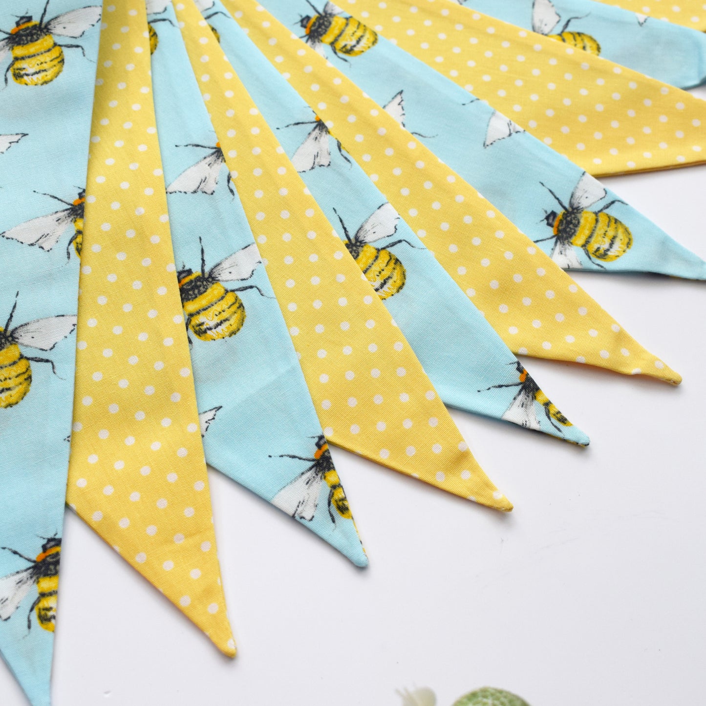 Blue Bumble Bee Bunting