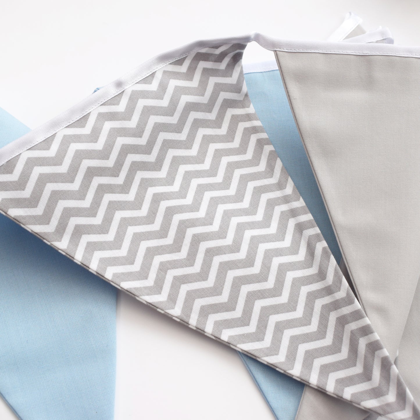 Baby Blue and Grey Bunting