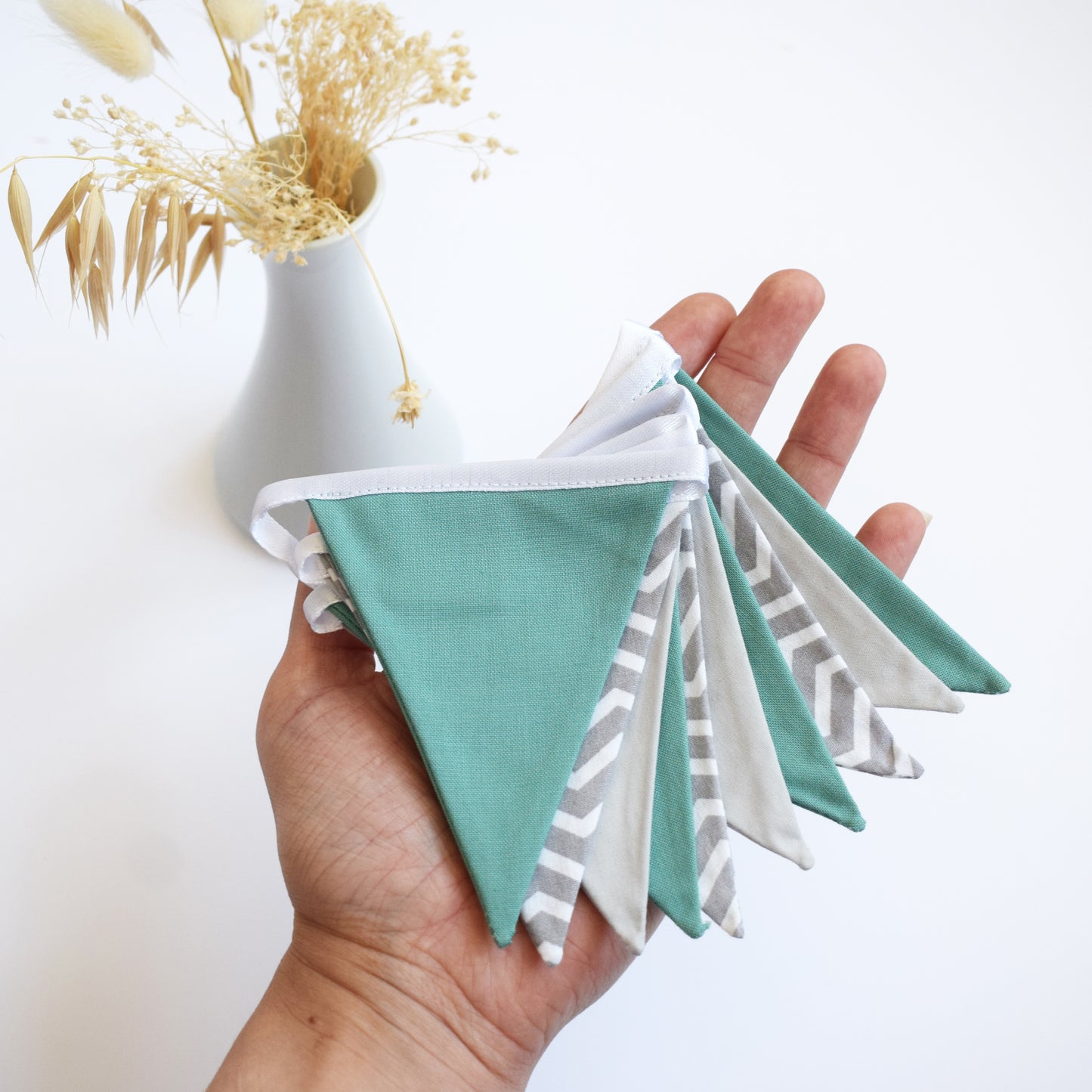 Green and Grey Bunting