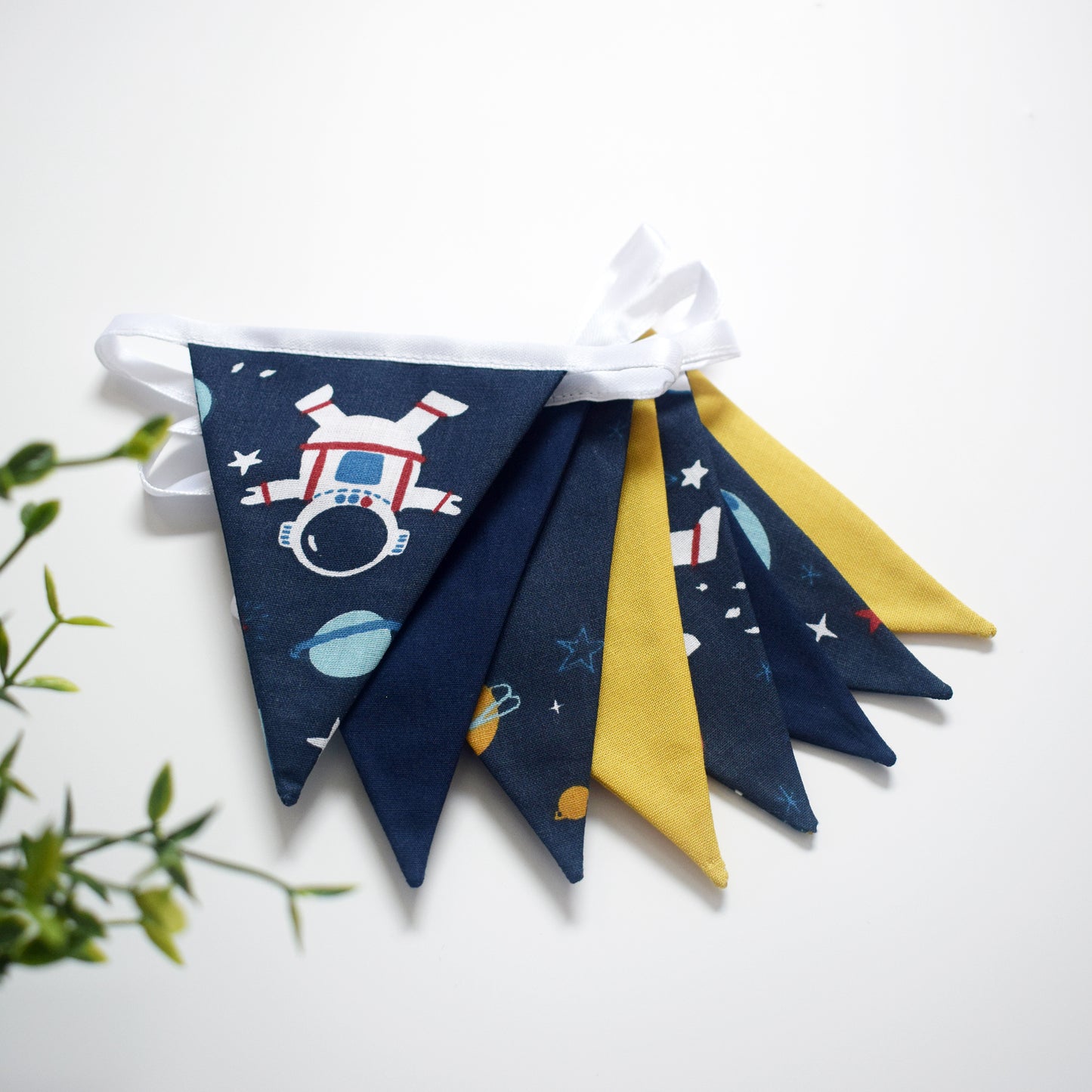Space, Mustard and Navy Bunting