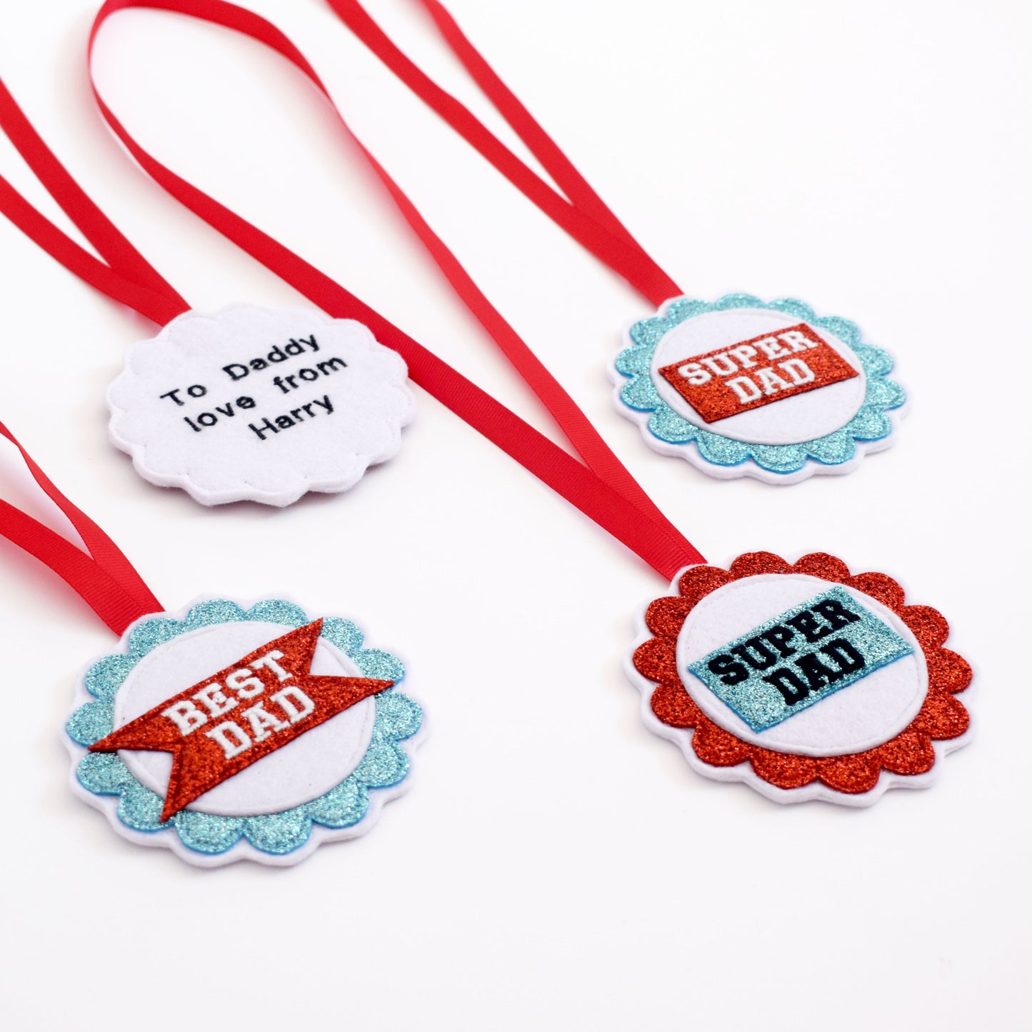 Personalised Father's Day Best Dad Medal