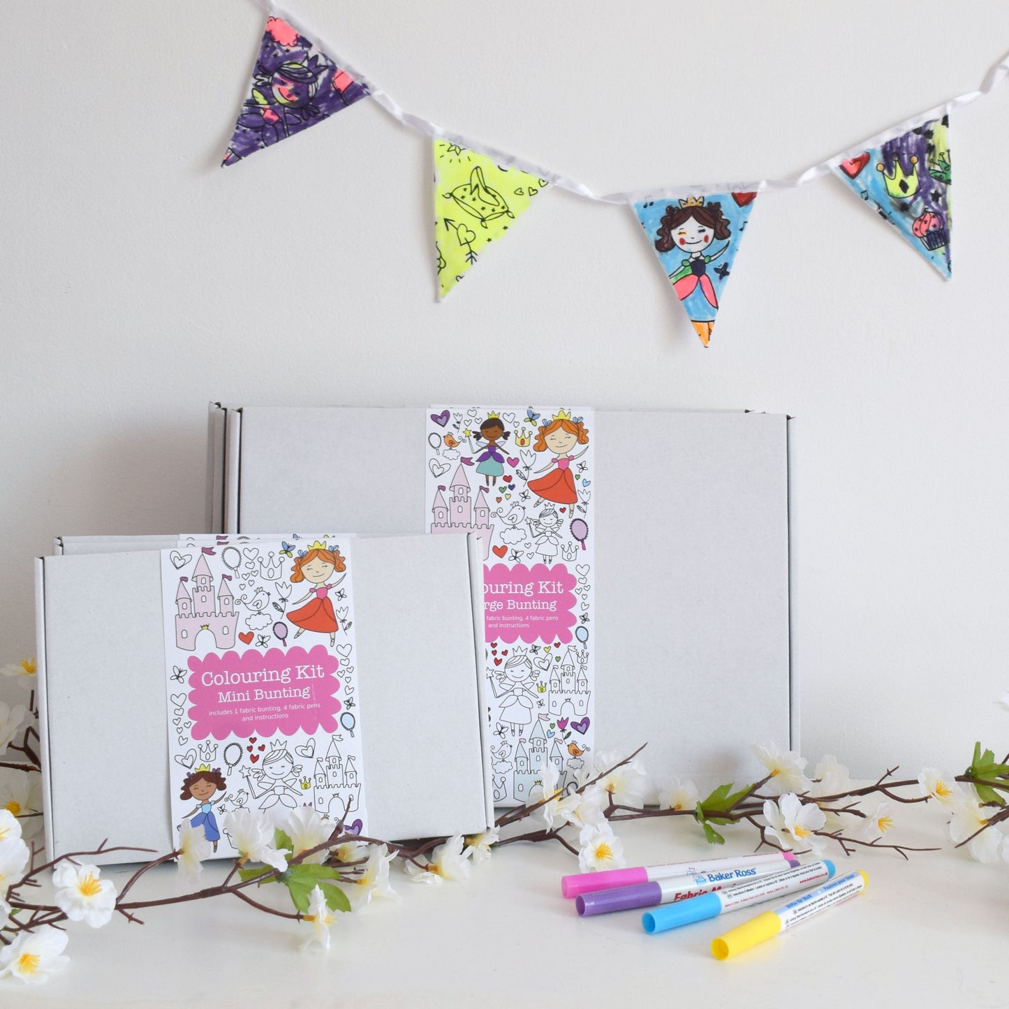 Large Fairy Colouring Bunting Kit