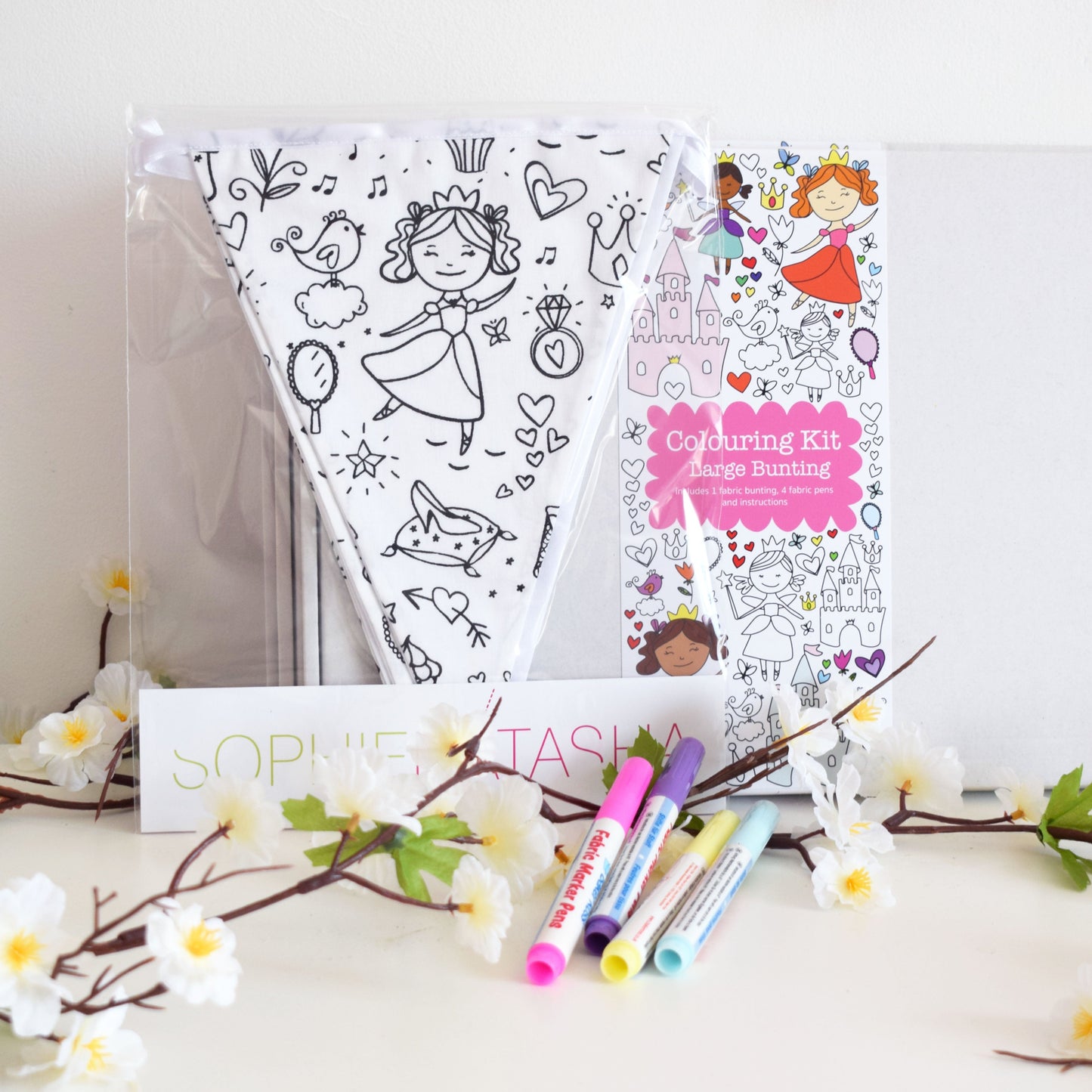 Large Fairy Colouring Bunting Kit