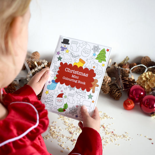 Mini Christmas Colouring Book