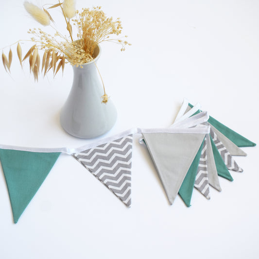 Green and Grey Bunting