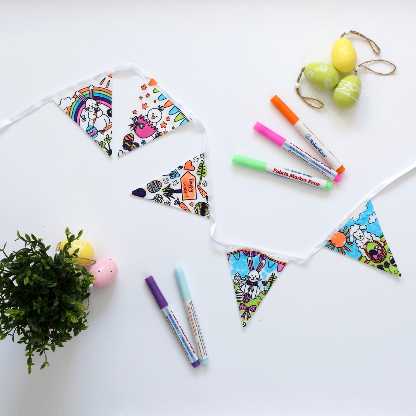Easter Colouring Bunting Kit